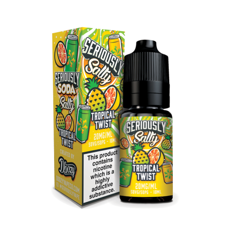 Doozy Salts Seriously Soda Eliquid - Tropical Twist - vapesdirect