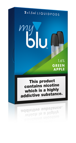 MyBlu E-Liquid Pod Green Apple - vapesdirect