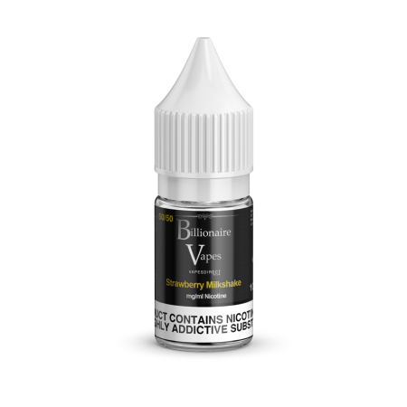 Billionaire Vapes 50/50 Eliquid 10ml Strawberry Milkshake - vapesdirect