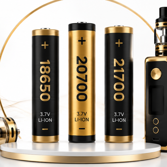 Best Vape Batteries UK 2026: 18650, 20700 and 21700: What's the Difference and Which Do You Need?