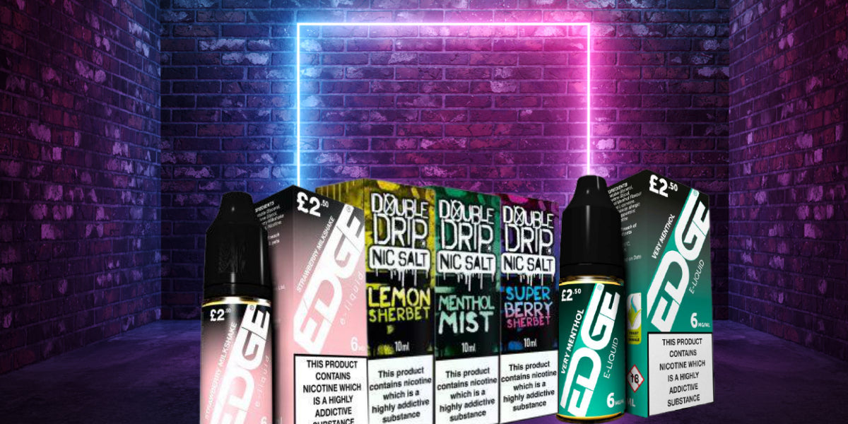 Choosing the best Edge E-liquid and Double Drip Nic Salts