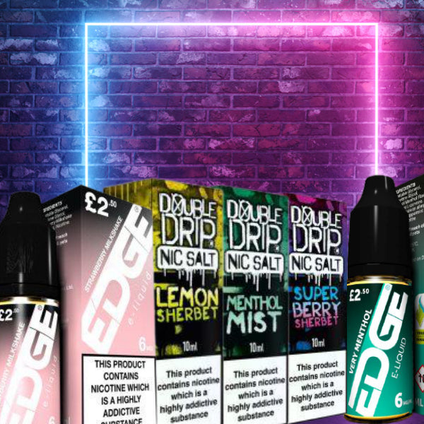 Choosing the best Edge E-liquid and Double Drip Nic Salts