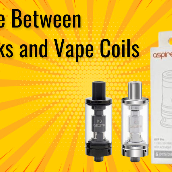 Difference Between Vape Tanks and Vape Coils
