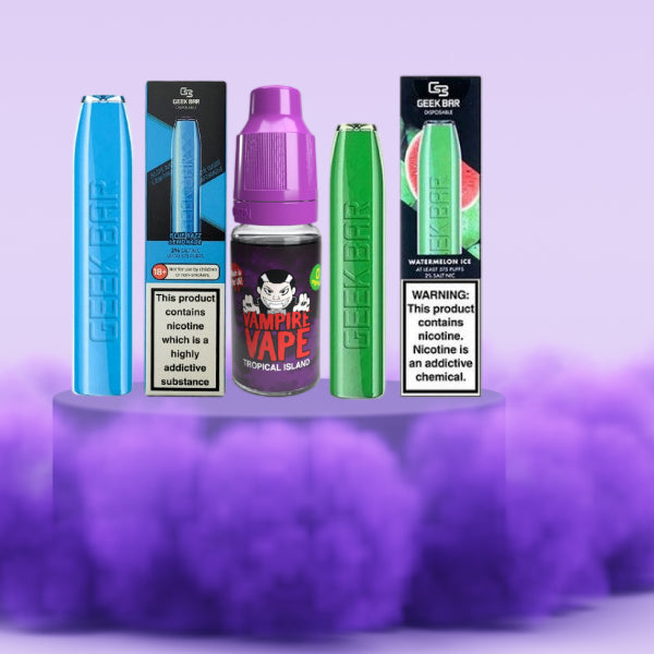Geek Bar Disposables Vs Vampire Vape: Which One Has Better Flavour?
