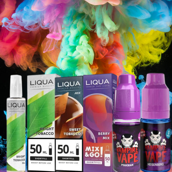 Liqua Mix Shortfills vs Vampire Vape Flavour: Which E-liquid do you really want to try!