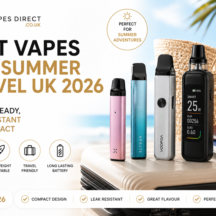 Best Vapes for Summer Travel UK 2026 Holiday-Ready, Heat Resistant and Compact