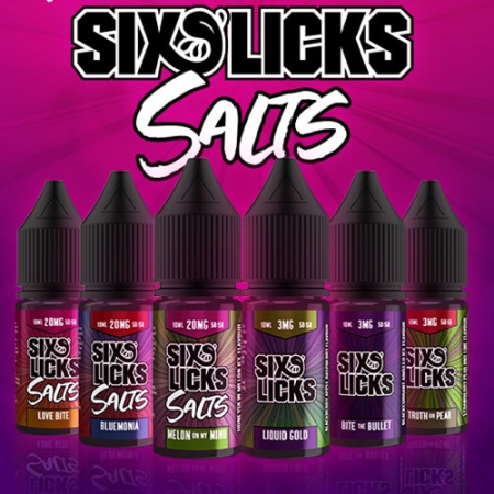 Six Licks Nic Salts