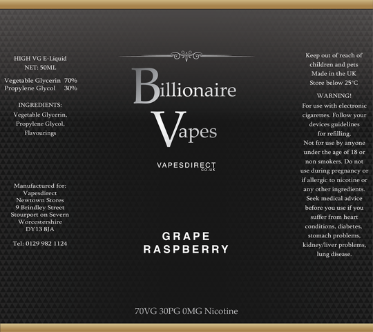 Billionaire Vapes Shortfill