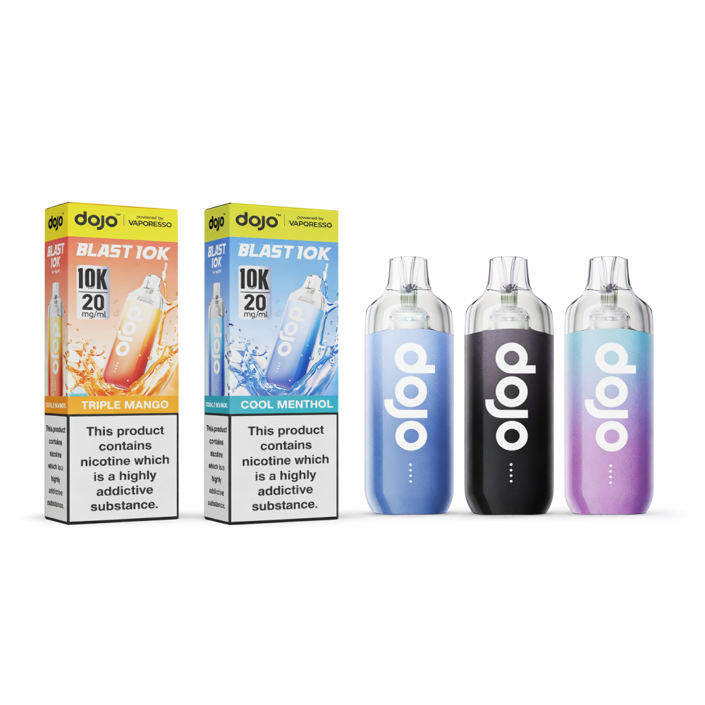 Vaporesso Dojo Reusable Vape Kits & Pods | 10K & 30K | VapesDirect Vapesdirect Vaporesso Dojo Reusable Vape Kits & Pods | 10K & 30K | VapesDirect Vapesdirect