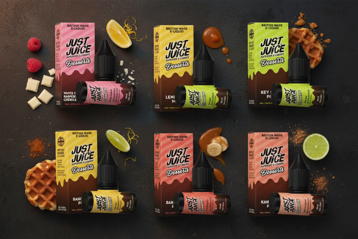 Just Juice Desserts Nic Salt E-Liquids