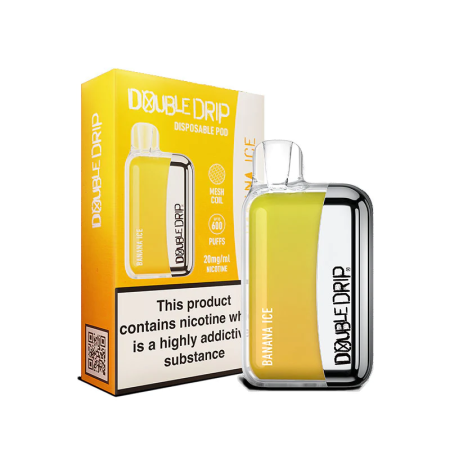 Double Drip Disposable Vape - Banana Ice - Vapesdirect