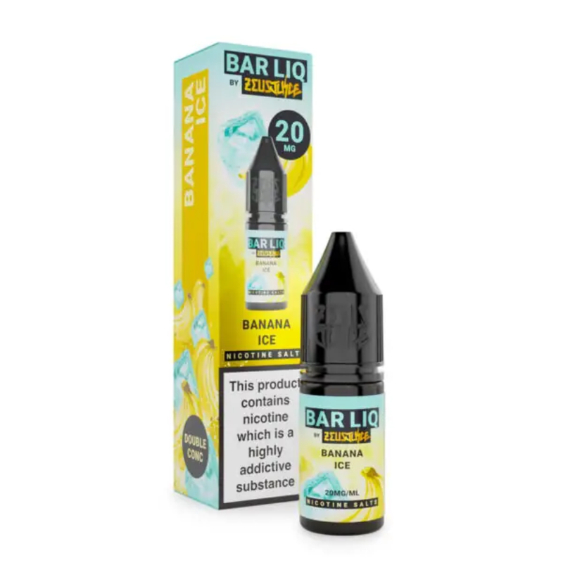Zeus Juice Bar LIQ Salts Banana Ice 10ml Nic Salt