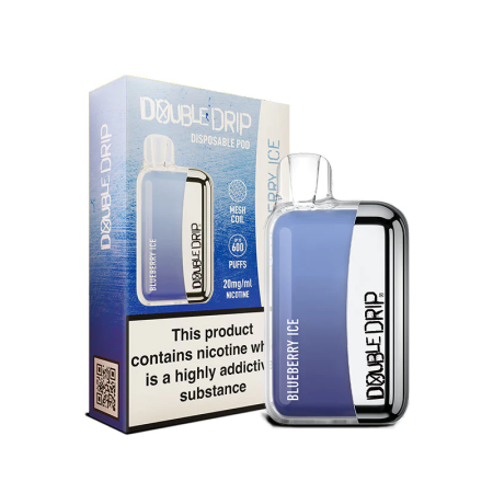 Double Drip Disposable Vape - Blueberry Ice - Vapesdirect