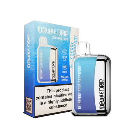 Double Drip Disposable Vape - Blueberry Sour Raspberry - Vapesdirect