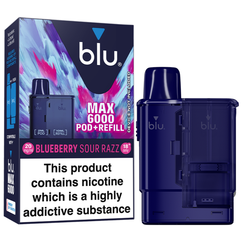 Blu MAX 6000 Pod + Refill Pack