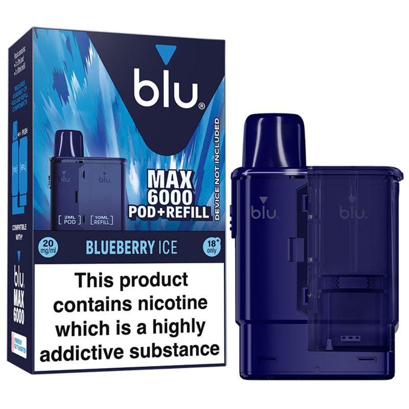 Blu MAX 6000 Pod + Refill Pack