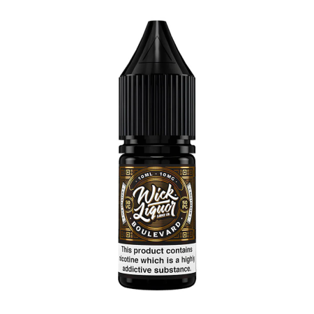 Wick Liquor Boulevard Shattered Nic Salt E-Liquid 10ml - Vapesdirect