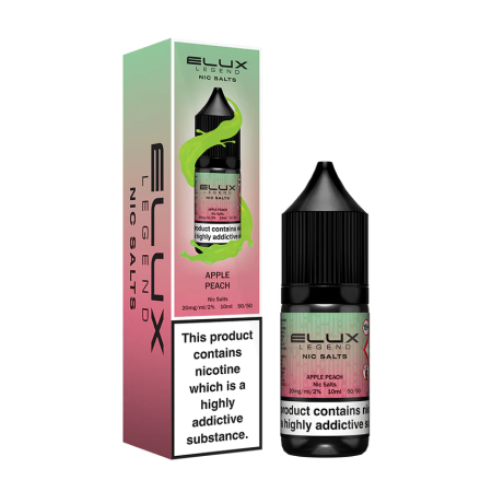 Elux Nic Salt E-liquid - Apple Peach