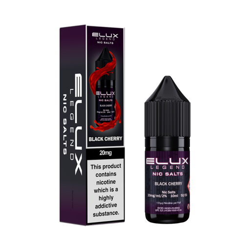 Elux Legend Black Cherry Nic Salt 10ml - Vapesdirect