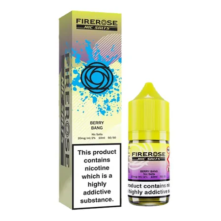 Firerose 5000 Berry Bang Nic Salt 10ml - Vapesdirect