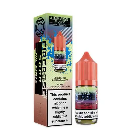 Firerose 5000 Blueberry Pomegranate Nic Salt 10ml - Vapesdirect