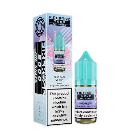 Firerose 5000 Blue Razz Gummy Nic Salt 10ml - Vapesdirect