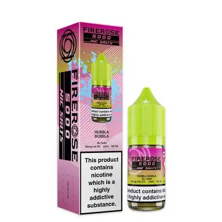 Firerose 5000 Hubbla Bubbla Nic Salt 10ml - Vapesdirect