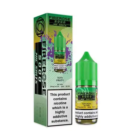 Firerose 5000 Tutti Fruity Nic Salt 10ml - Vapesdirect