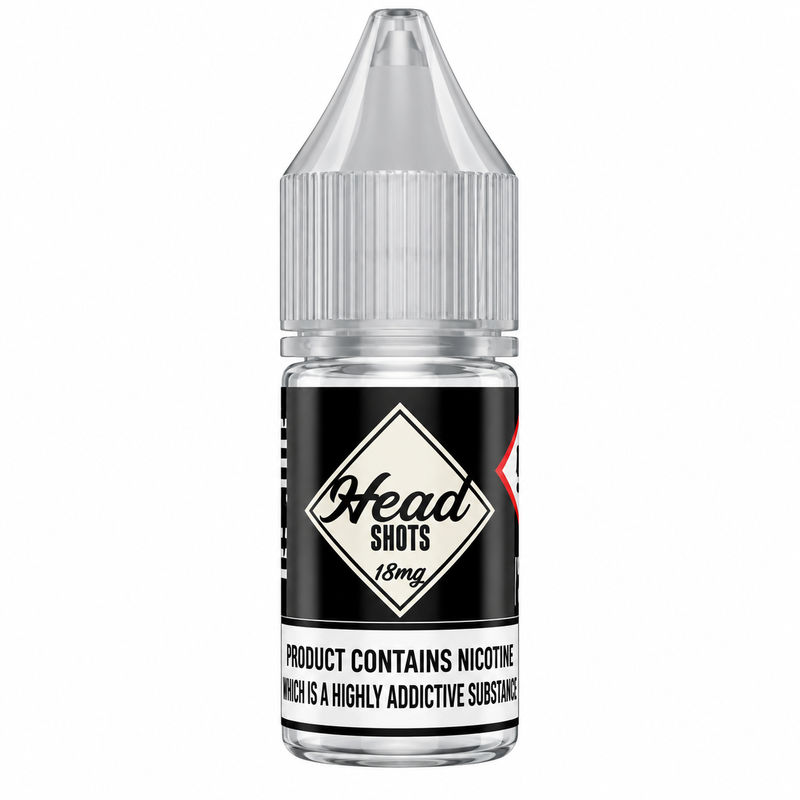 Head Shots Nicotine Shots 10ml 18mg 70/30 VGPG - Vapesdirect