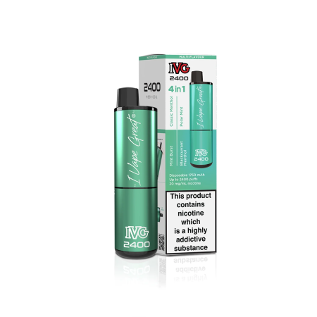 IVG 2400 Disposable Vape - Menthol Edition