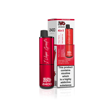IVG 2400 Disposable Vape - Red Edition - Vapesdirect