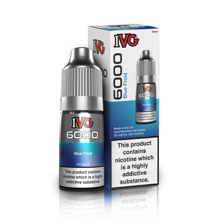 IVG 6000 10ml Bar Salts - Blue Frost - Vapesdirect