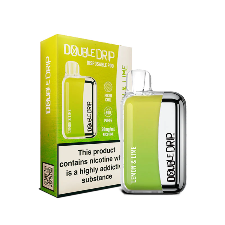 Double Drip Disposable Vape - Lemon & Lime - Vapesdirect