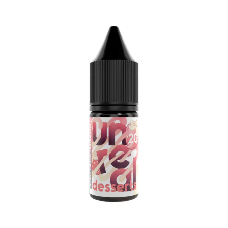 Unreal Desserts Nic Salt ELiquid - Strawberry Double Cream - Vapesdirect