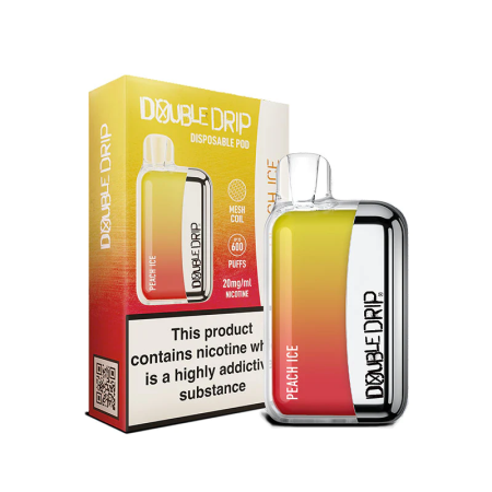 Double Drip Disposable Vape - Peach Ice - Vapesdirect