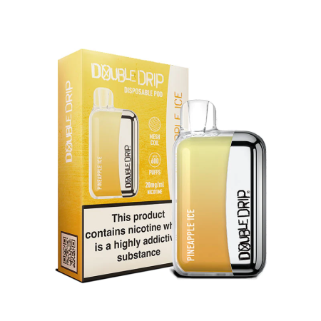 Double Drip Disposable Vape - Pineapple Ice - Vapesdirect