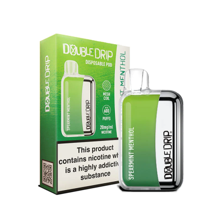 Double Drip Disposable Vape - Spearmint Menthol - Vapesdirect