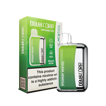 Double Drip Disposable Vape - Spearmint Menthol