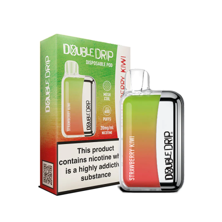 Double Drip Disposable Vape - Strawberry Kiwi - Vapesdirect