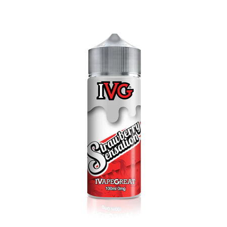 IVG 100ml Shortfill - Strawberry Sensation - Vapesdirect