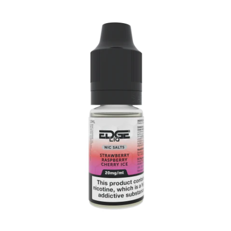 Strawberry Raspberry Cherry Ice Nic Salt by Edge Liq 10ml E-Liquid - Vapesdirect