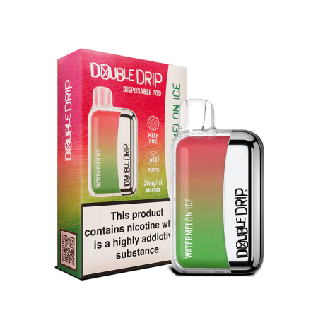 Double Drip Disposable Vape - Watermelon Ice - Vapesdirect