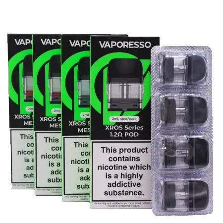 Vaporesso Xros Replacement Pods 4 Pack - Vapesdirect