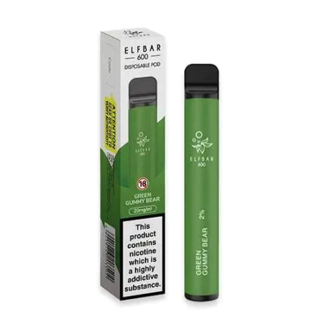 Elf Bar - Green Gummy Bear - Vapesdirect