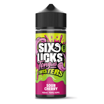 Six Licks Shortfill Tongue Twisters - Sour Cherry