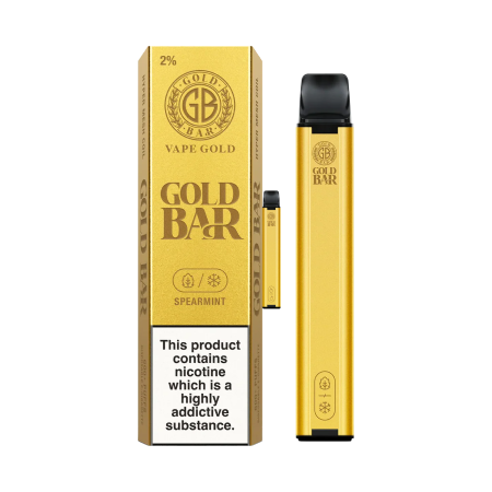 Gold Bar Disposable Vape - Spearmint