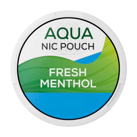 Aqua Nicotine Pouches - Fresh Menthol - Vapesdirect