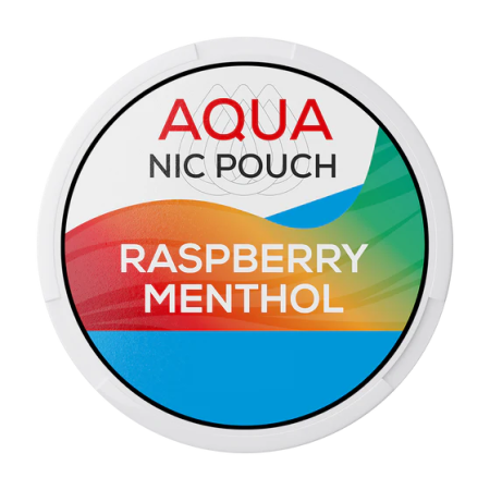 Aqua Nicotine Pouches - Raspberry Menthol - Vapesdirect