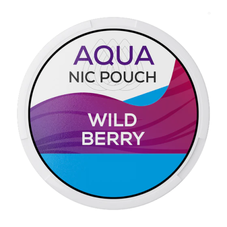 Aqua Nicotine Pouches - Wild Berry - Vapesdirect