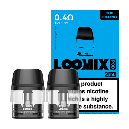 Aspire Loomix Replacement Pods 2 Pack - Vapesdirect